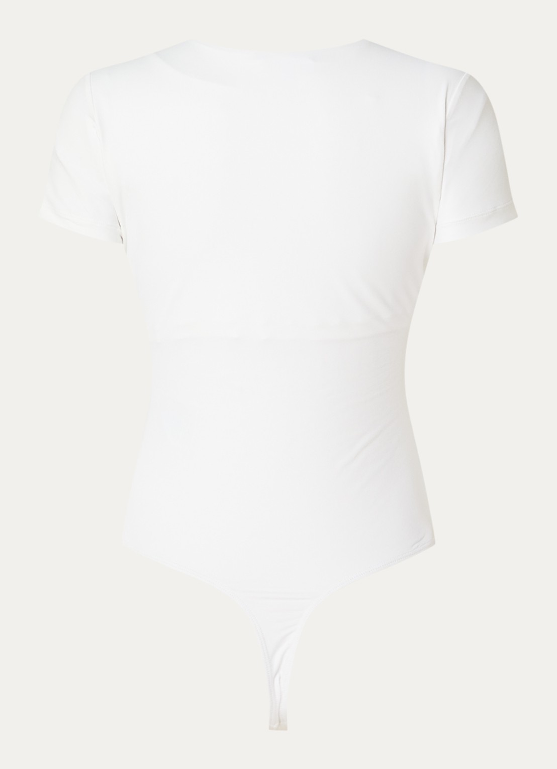 NIKKIE Rubio body top met gedrapeerd detail - achterkant 4 wit