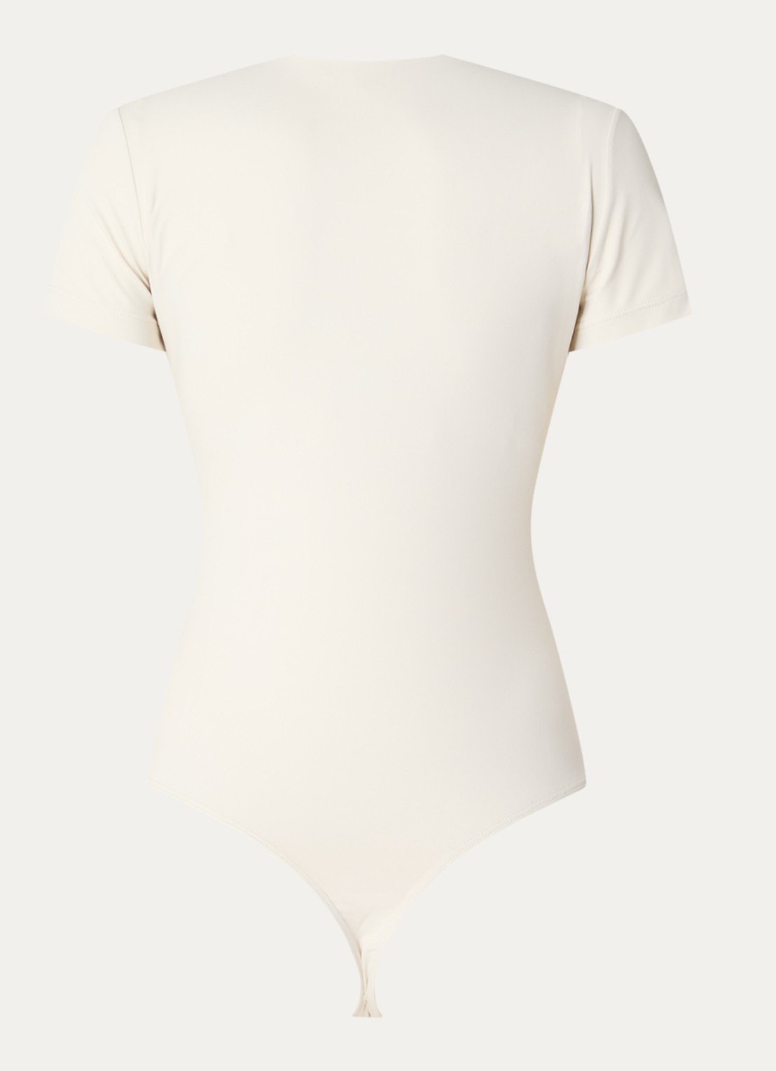 NIKKIE Rubio body top met gedrapeerd detail - achterkant creme