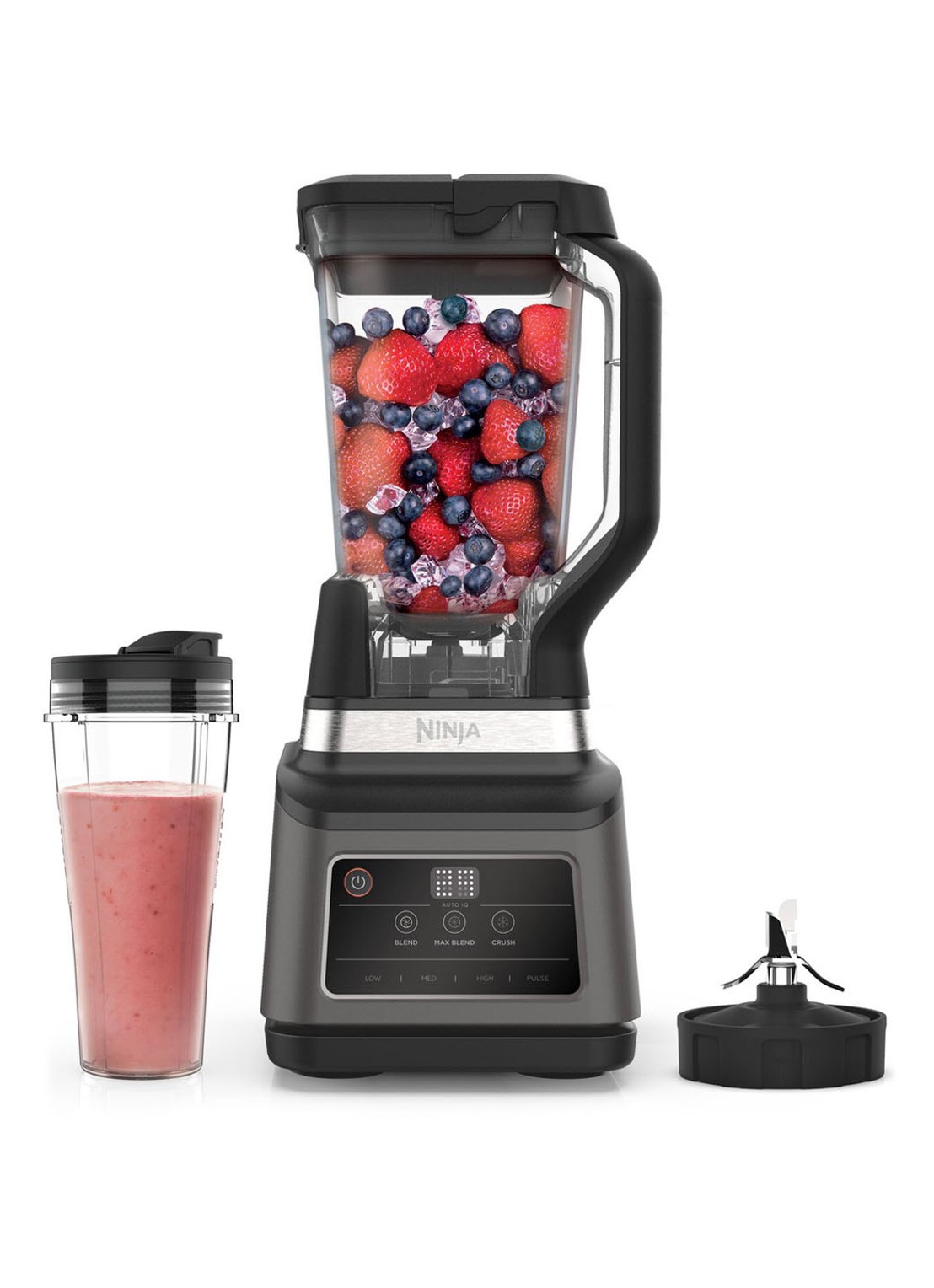 Ninja 2-in-1 blender 2,1 liter BN750EU  - voorkant 5 zilver