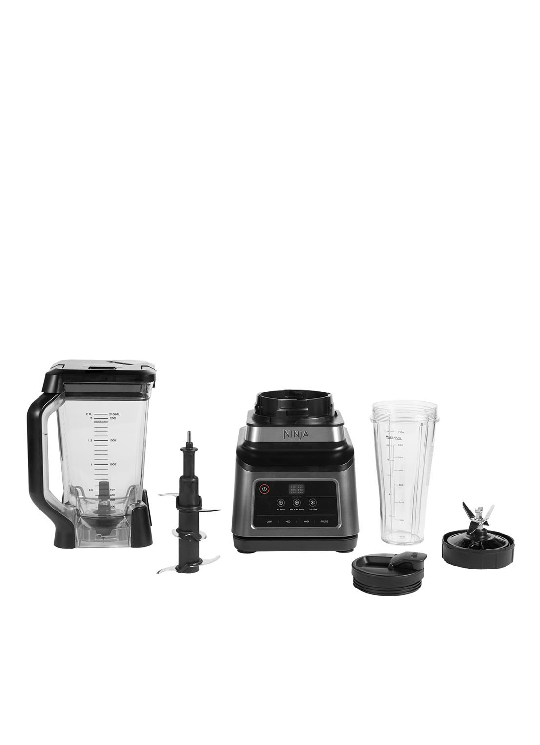 Ninja 2-in-1 blender 2,1 liter BN750EU  - voorkant 6 zilver
