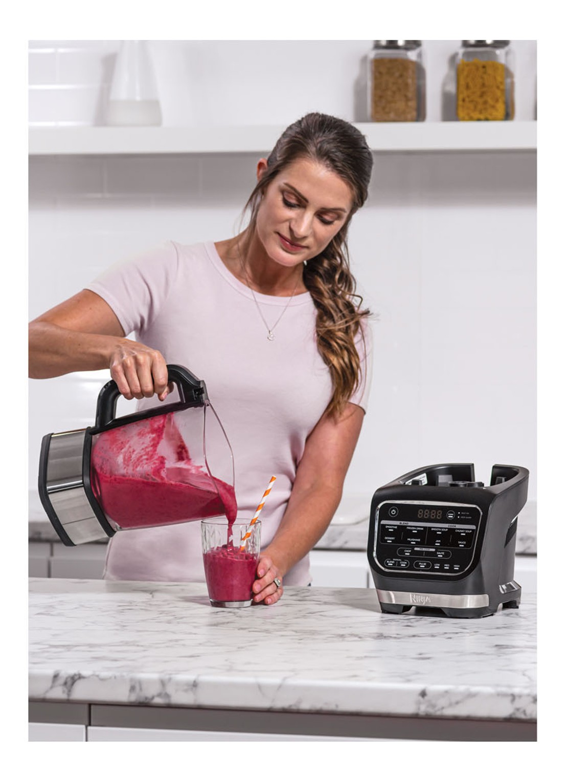Ninja 2-in-1 soepmaker en blender HB150EU - detail 3 zilver