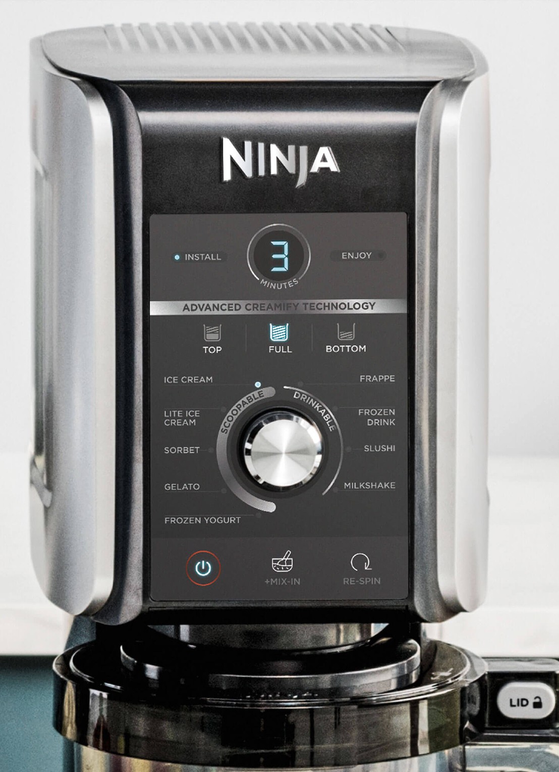 Ninja CREAMi Deluxe 10-in-1 ijsmachine NC502EU - detail 3 zilver