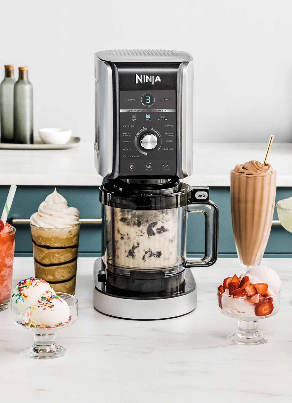 Ninja CREAMi Deluxe 10-in-1 ijsmachine NC502EU - detail 5 zilver