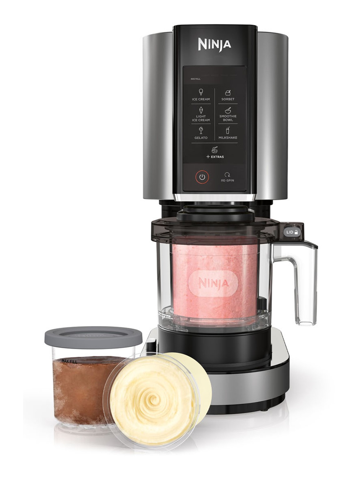 Ninja Creami IJsmaker keukenmachine NC300EU - voorkant 6 zwart
