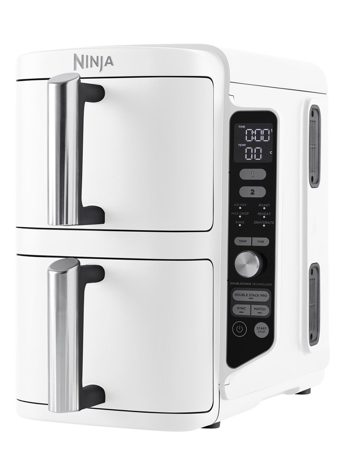 Ninja Double Stack XL airfryer 9,5 liter SL400EUWH - voorkant wit