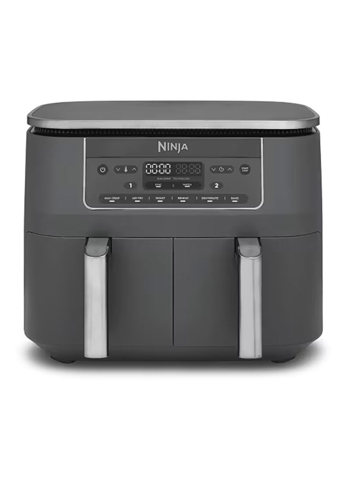 Ninja Dual Zone airfryer 7,6 liter DZ300EU - voorkant zwart