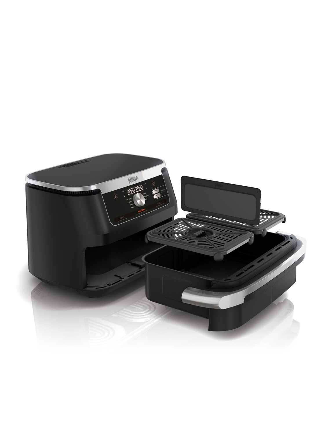 Ninja Flexdrawer dubbele airfryer AF500EU  - detail 3 zwart