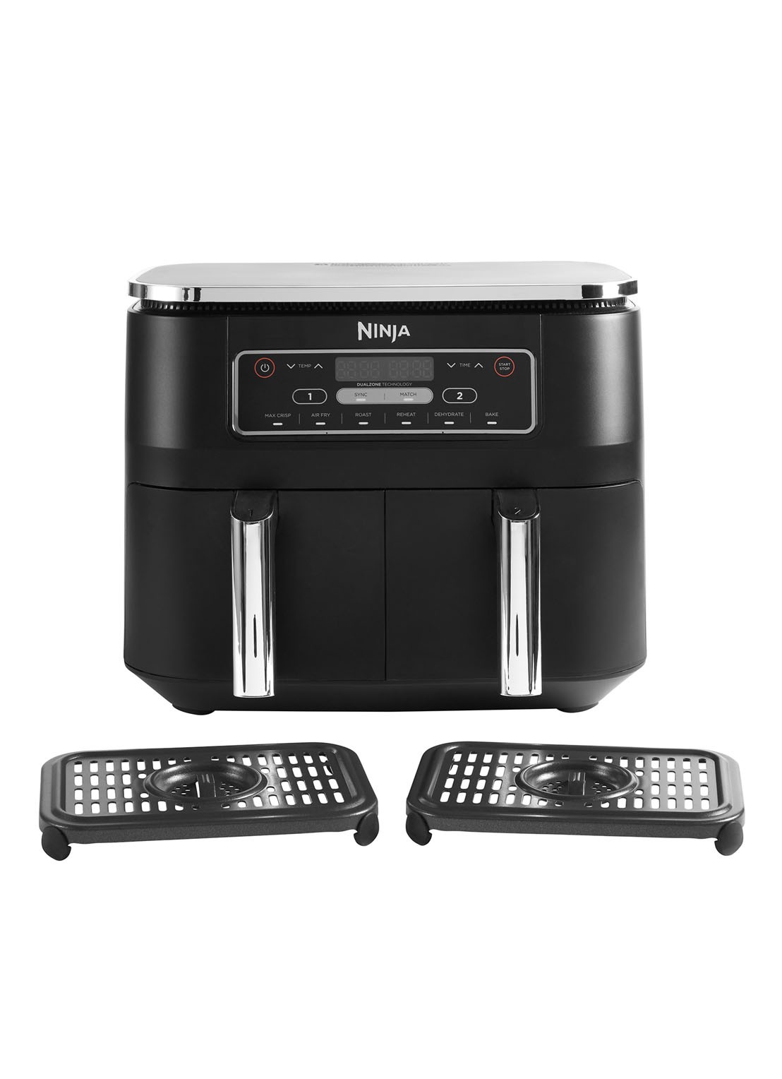 Ninja Foodi Dual Zone XXL airfryer AF300EU - detail zwart