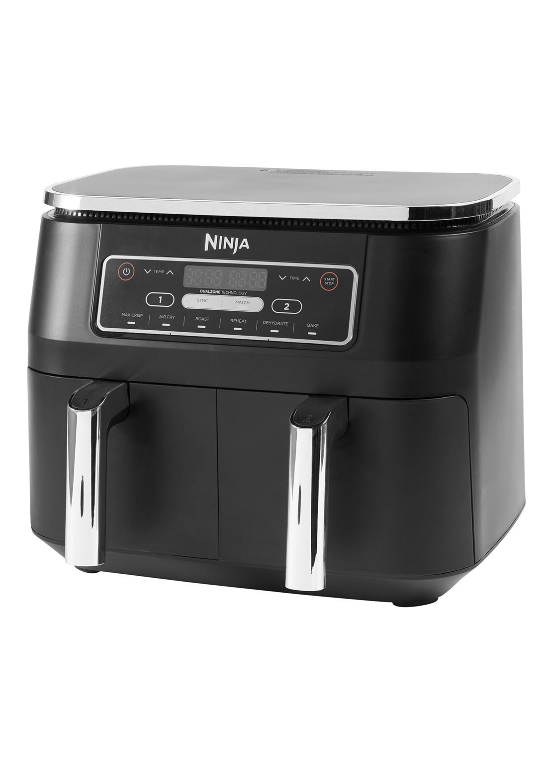 Ninja Foodi Dual Zone XXL airfryer AF300EU - voorkant 4 zwart