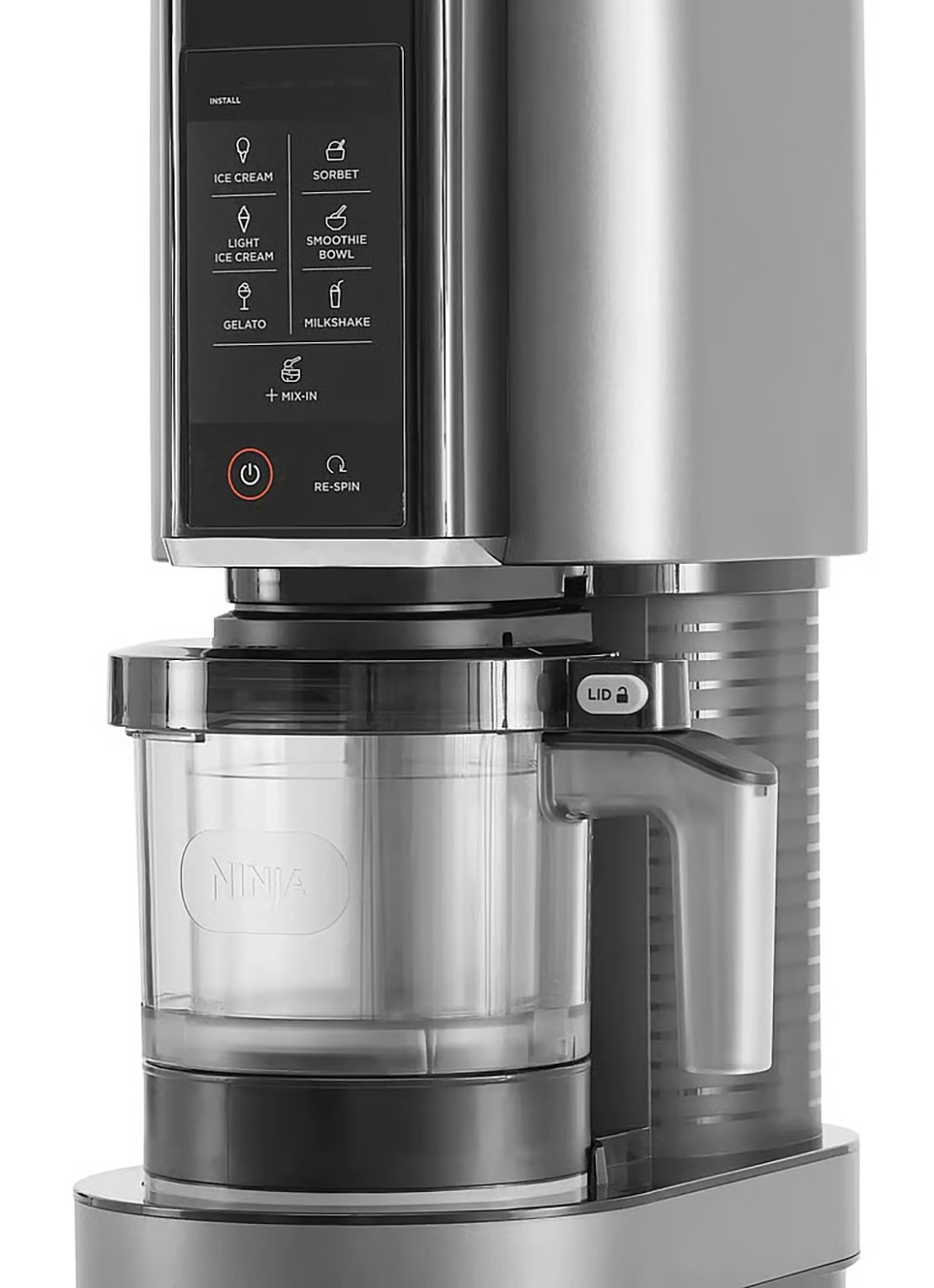 Ninja Ijsmachine NC302EU  - achterkant 8 zwart