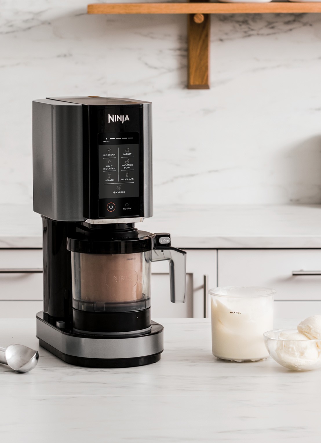 Ninja Ijsmachine NC302EU  - detail 5 zwart