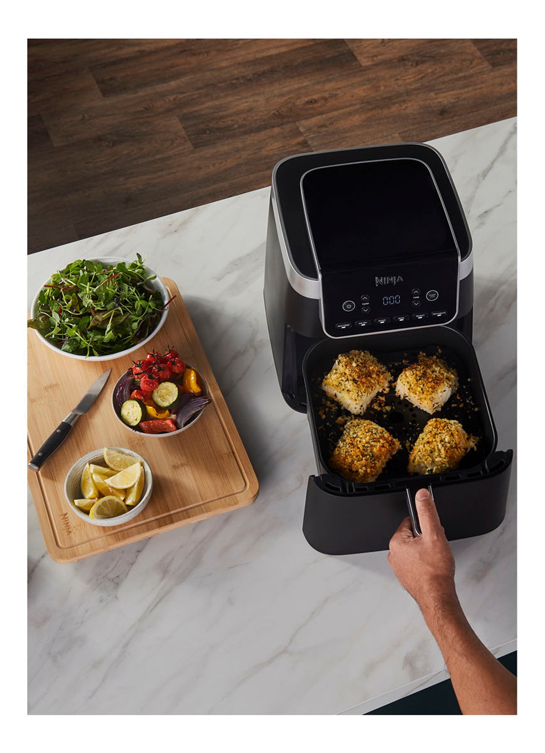 Ninja Max Pro airfryer AF180EU - detail 3 zwart
