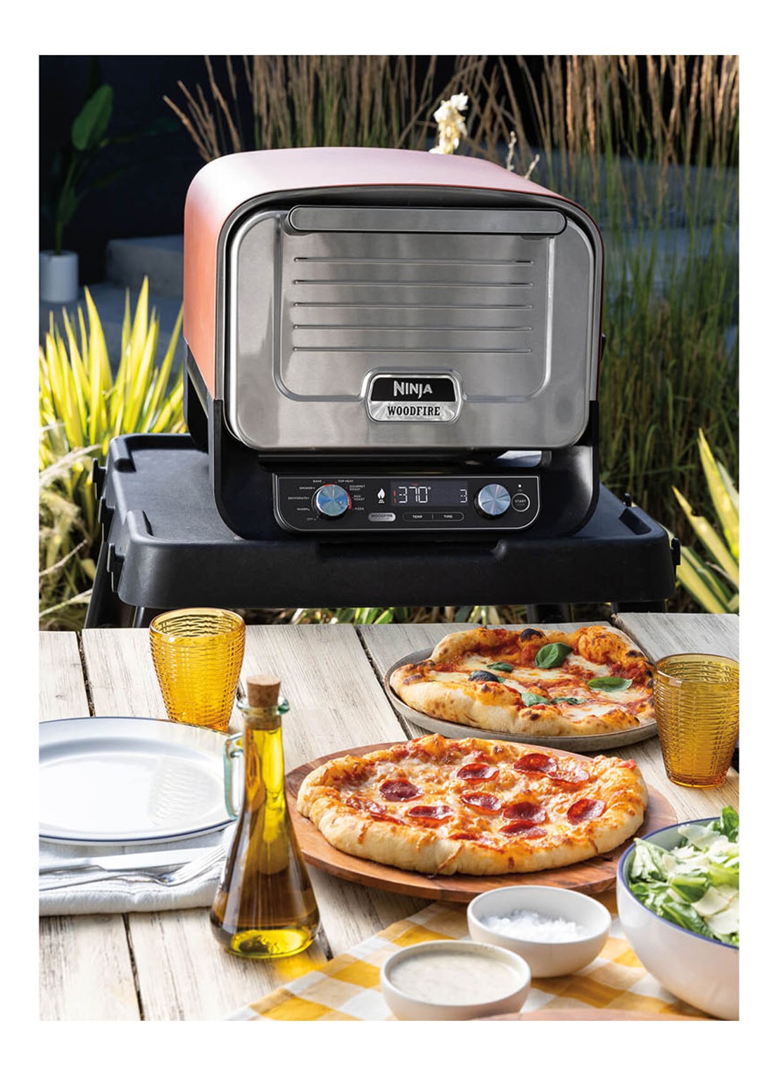 Ninja Woodfire pizza oven OO101EU - detail 3 zwart
