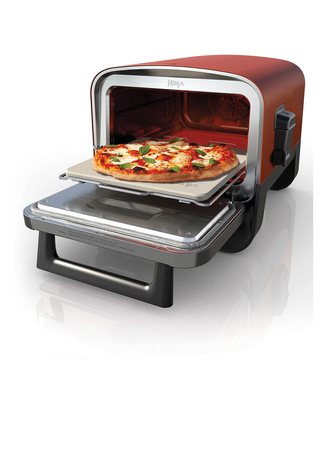 Ninja Woodfire pizza oven OO101EU - voorkant zwart