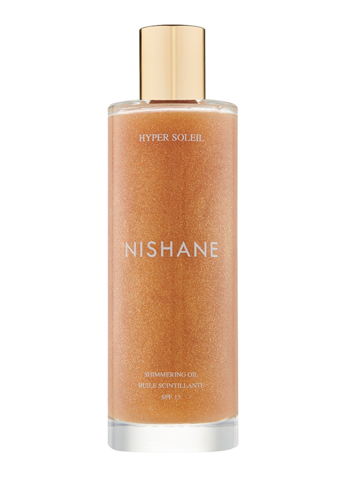 Nishane Hyper Soleil Shimmering Oil - huid- en haarolie SPF 15 - voorkant undefined