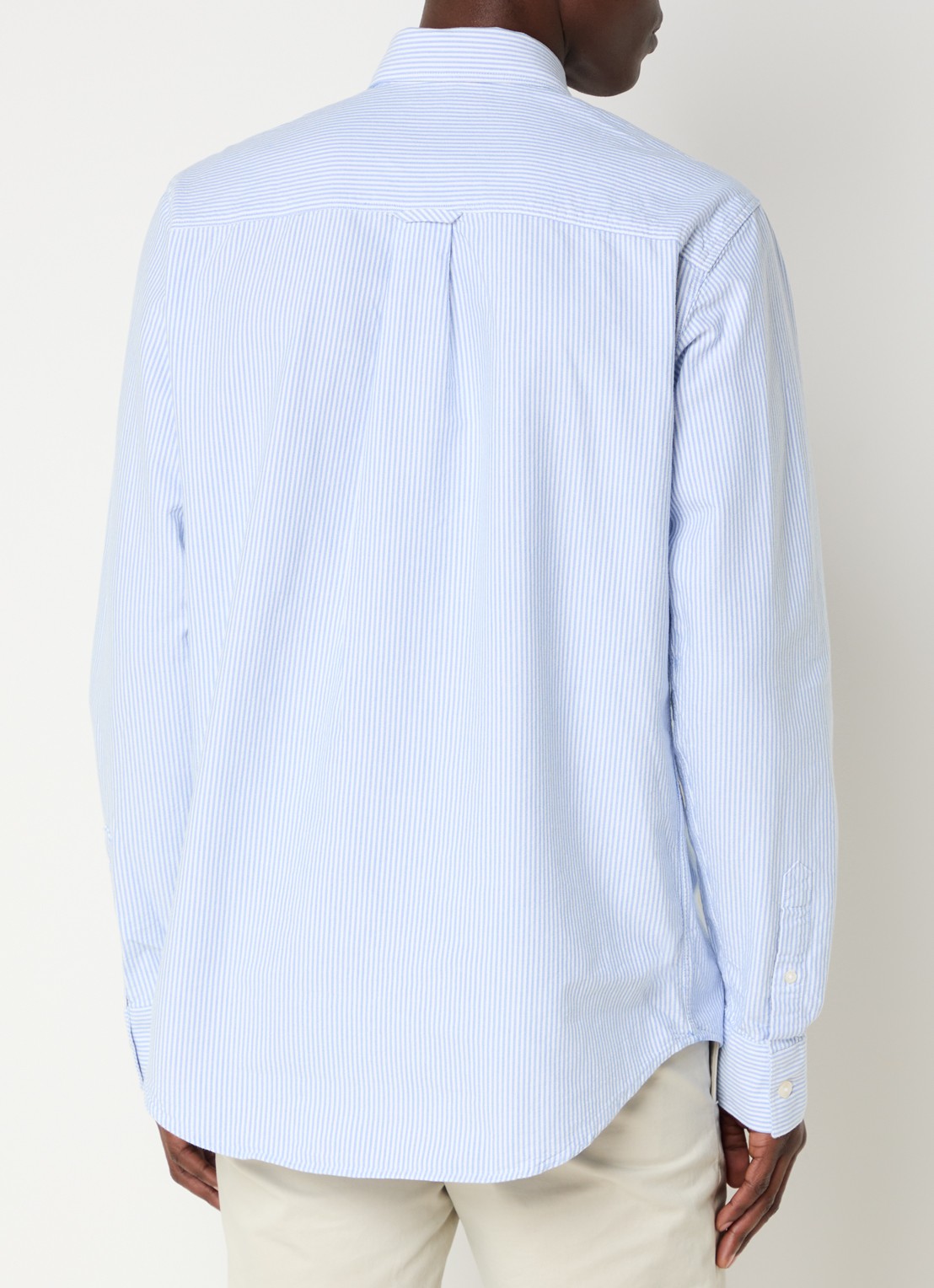 NN.07 Colby regular fit overhemd van  katoen - achterkant 3 blauw