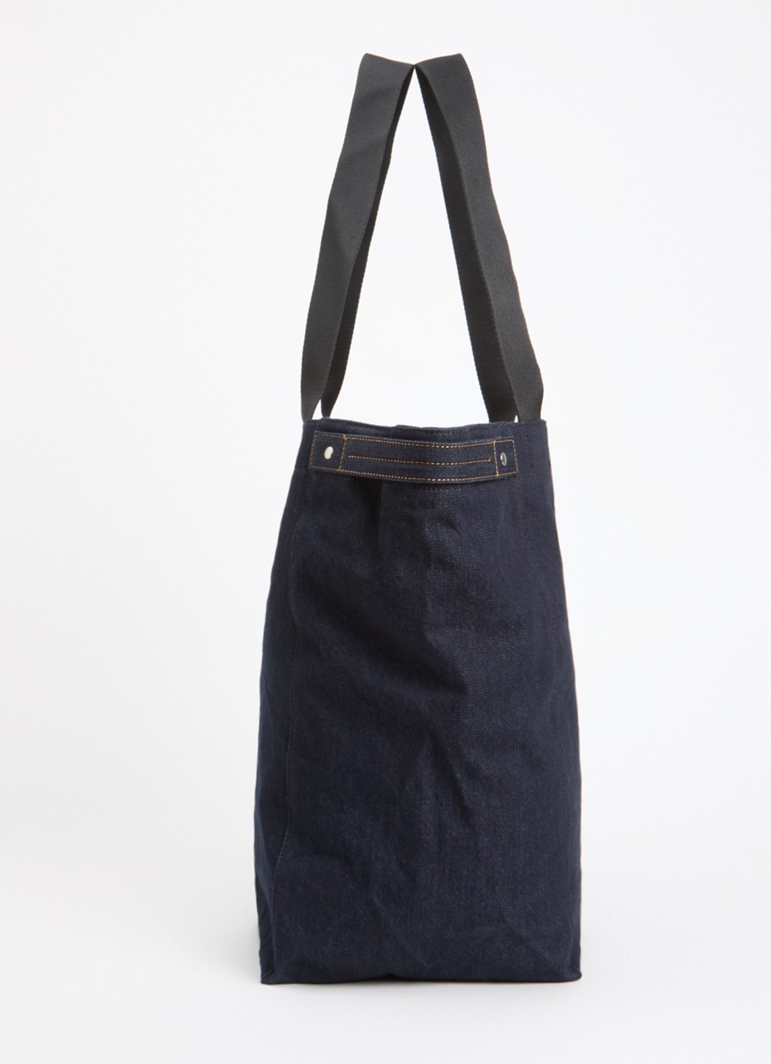 NN.07 Grip schoudertas van denim  - detail 3 indigo