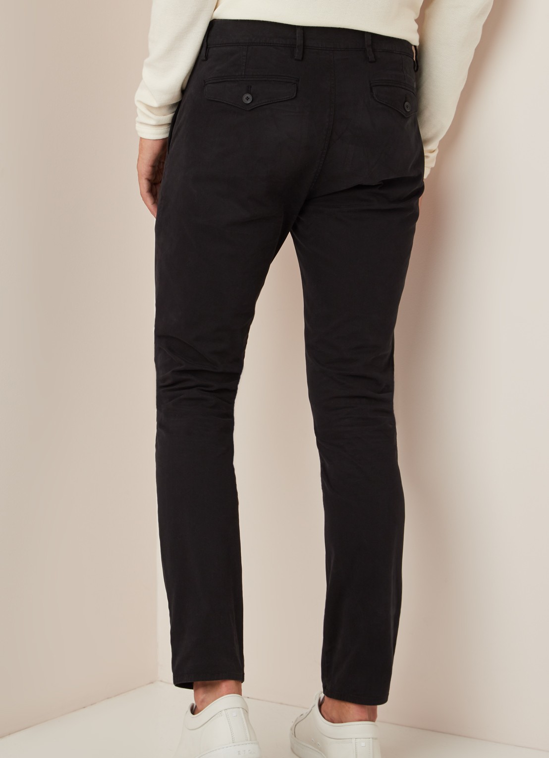 NN.07 Joe skinny fit chino met stretch - achterkant 5 zwart