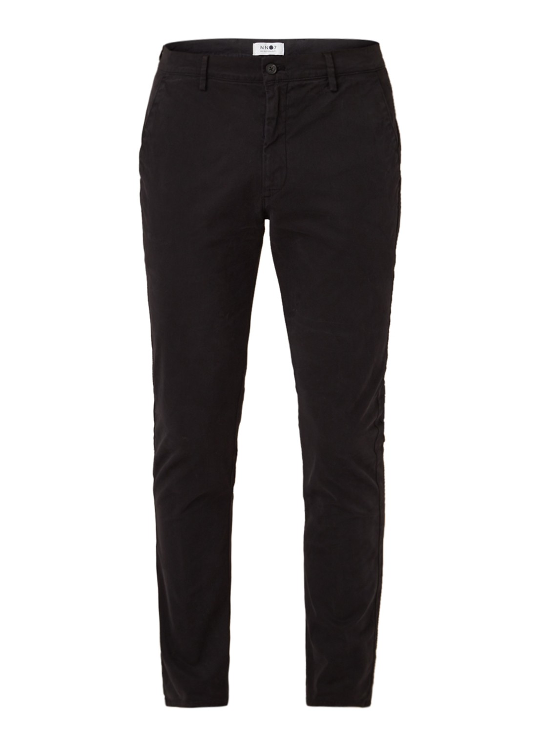 NN.07 Joe skinny fit chino met stretch - voorkant zwart