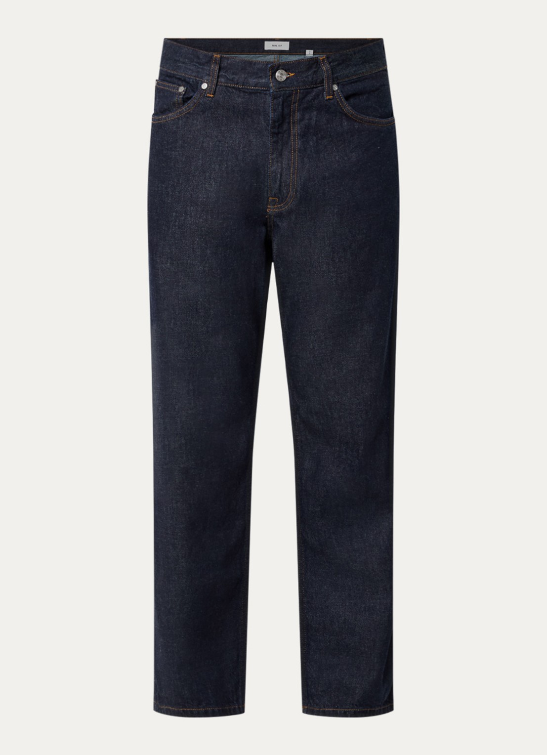 NN.07 Otis straight leg jeans met donkere wassing - voorkant 4 indigo