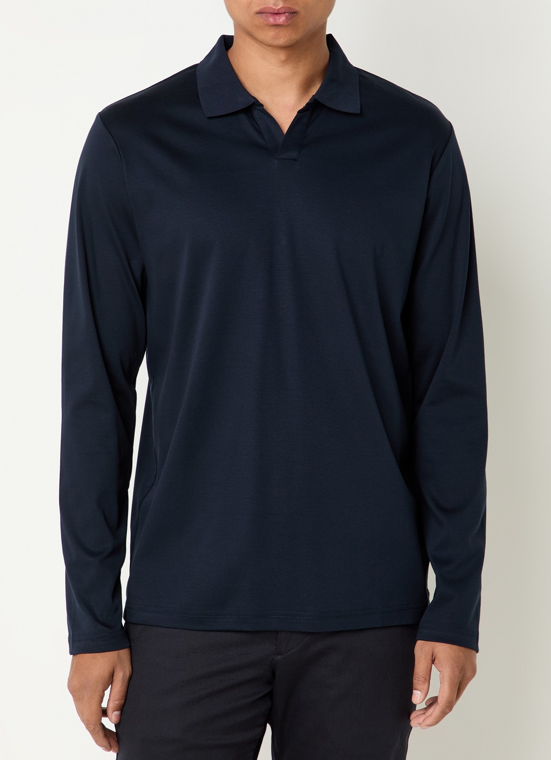 NN.07 Paul regular fit polo - detail 3 donkerblauw