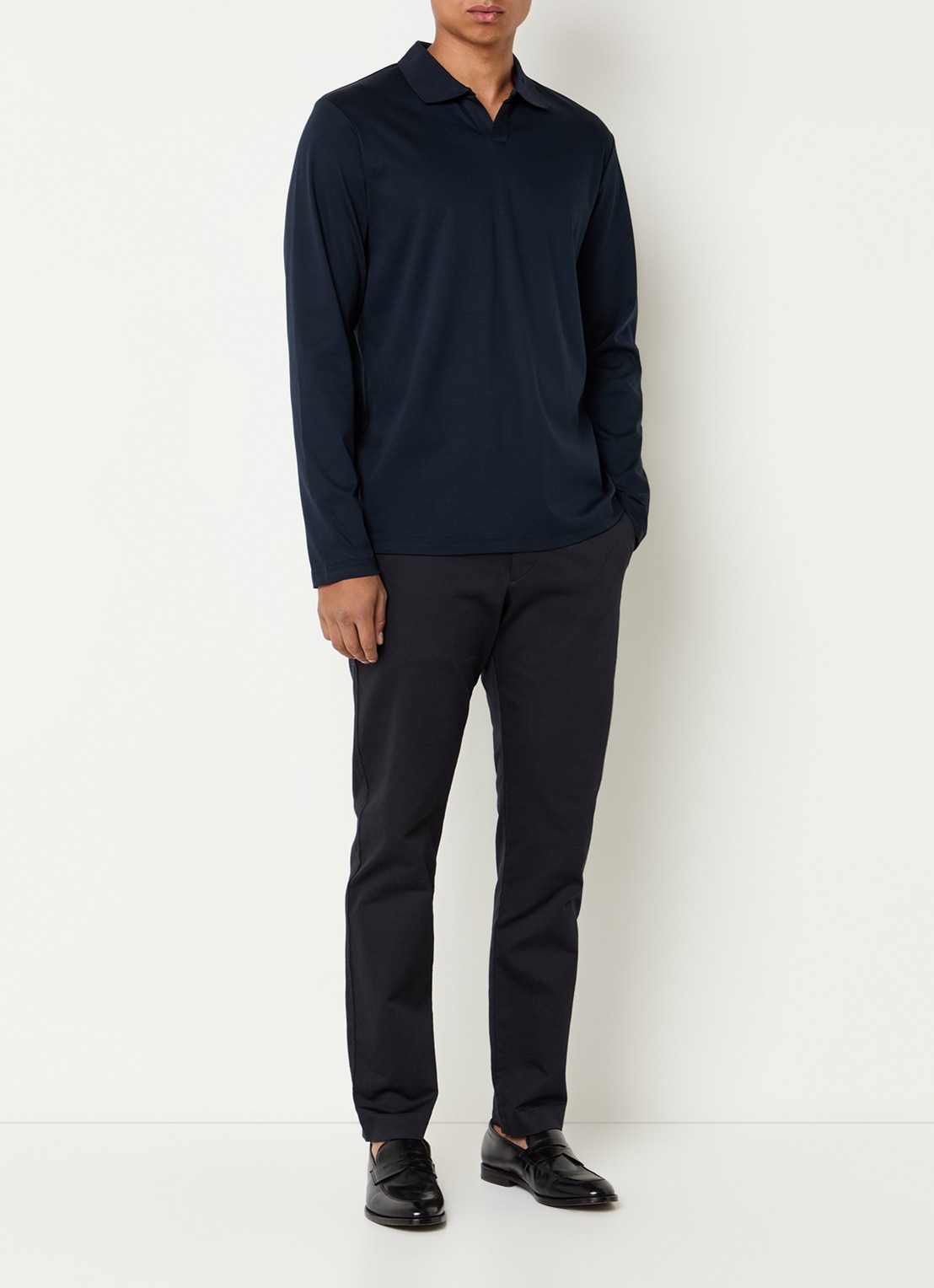 NN.07 Paul regular fit polo - voorkant 2 donkerblauw