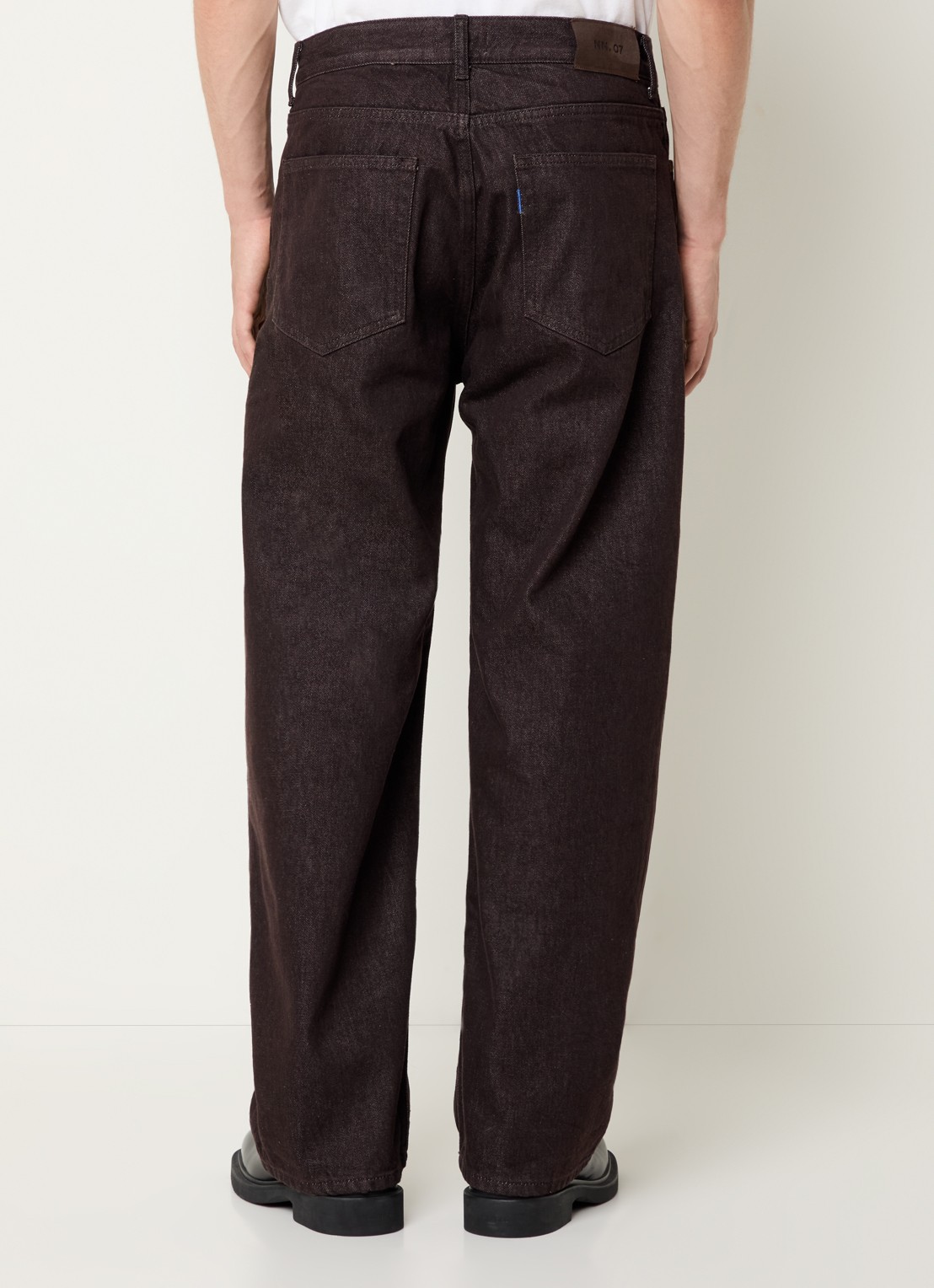 NN.07 Ross loose fit jeans met gekleurde wassing - achterkant 3 bruin