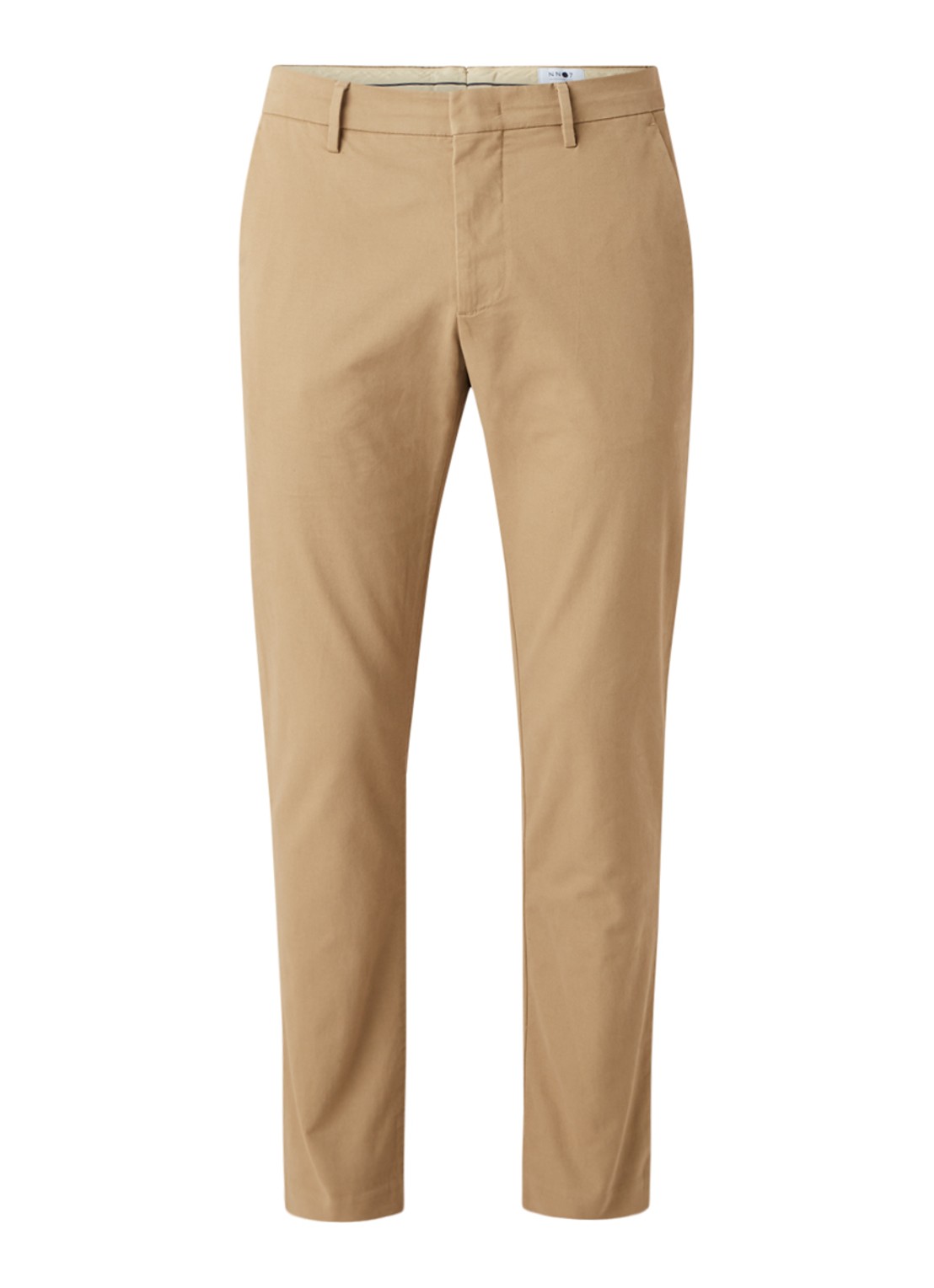 NN.07 Theo slim fit chino met stretch - voorkant 4 beige