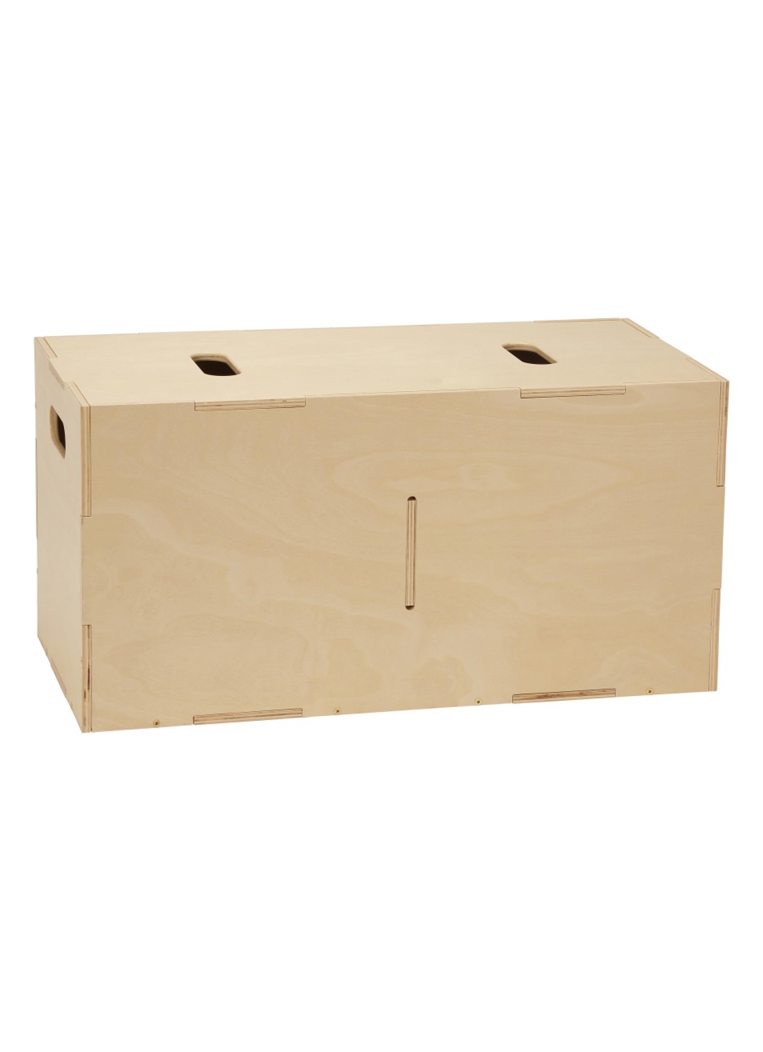Nofred Cube Long opbergbak  - voorkant camel