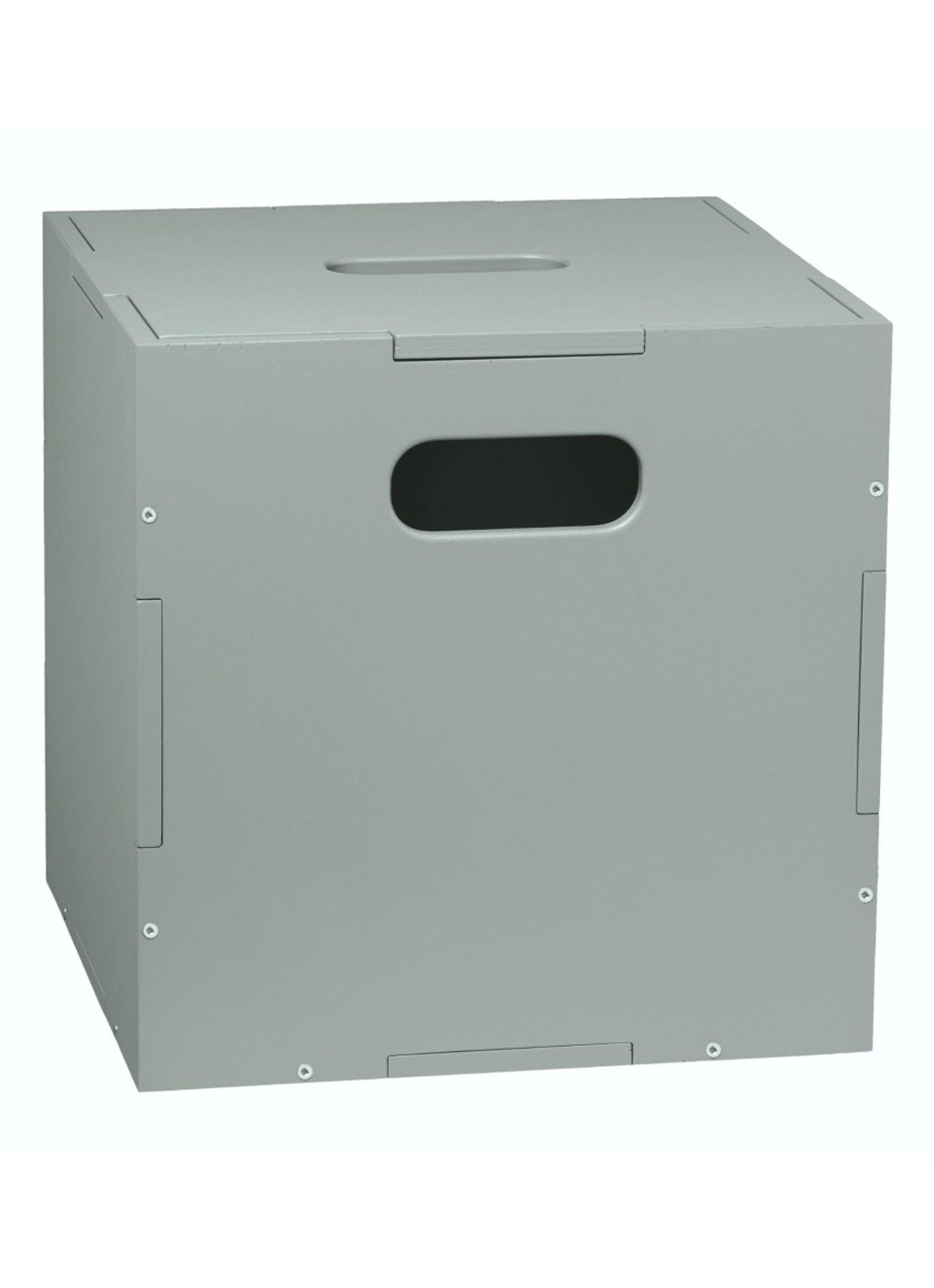 Nofred Cube Storage opbergbak  - voorkant grijs