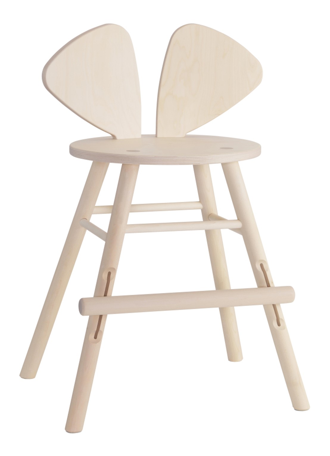 Nofred Mouse Tall kinderstoel  - voorkant beige