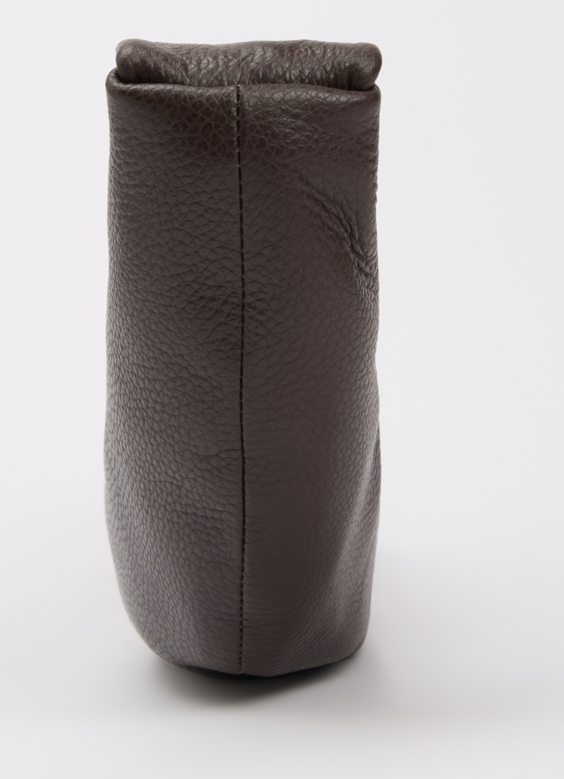 Nona Banana XS crossbodytas van leer  - detail 3 chocoladebruin
