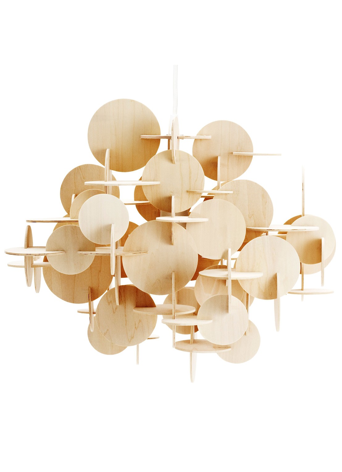Normann Copenhagen Bau hanglamp large - voorkant beige