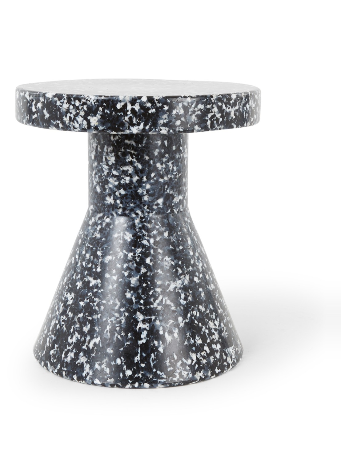 Normann Copenhagen Bit Stool bijzettafel 36 cm - voorkant zwart