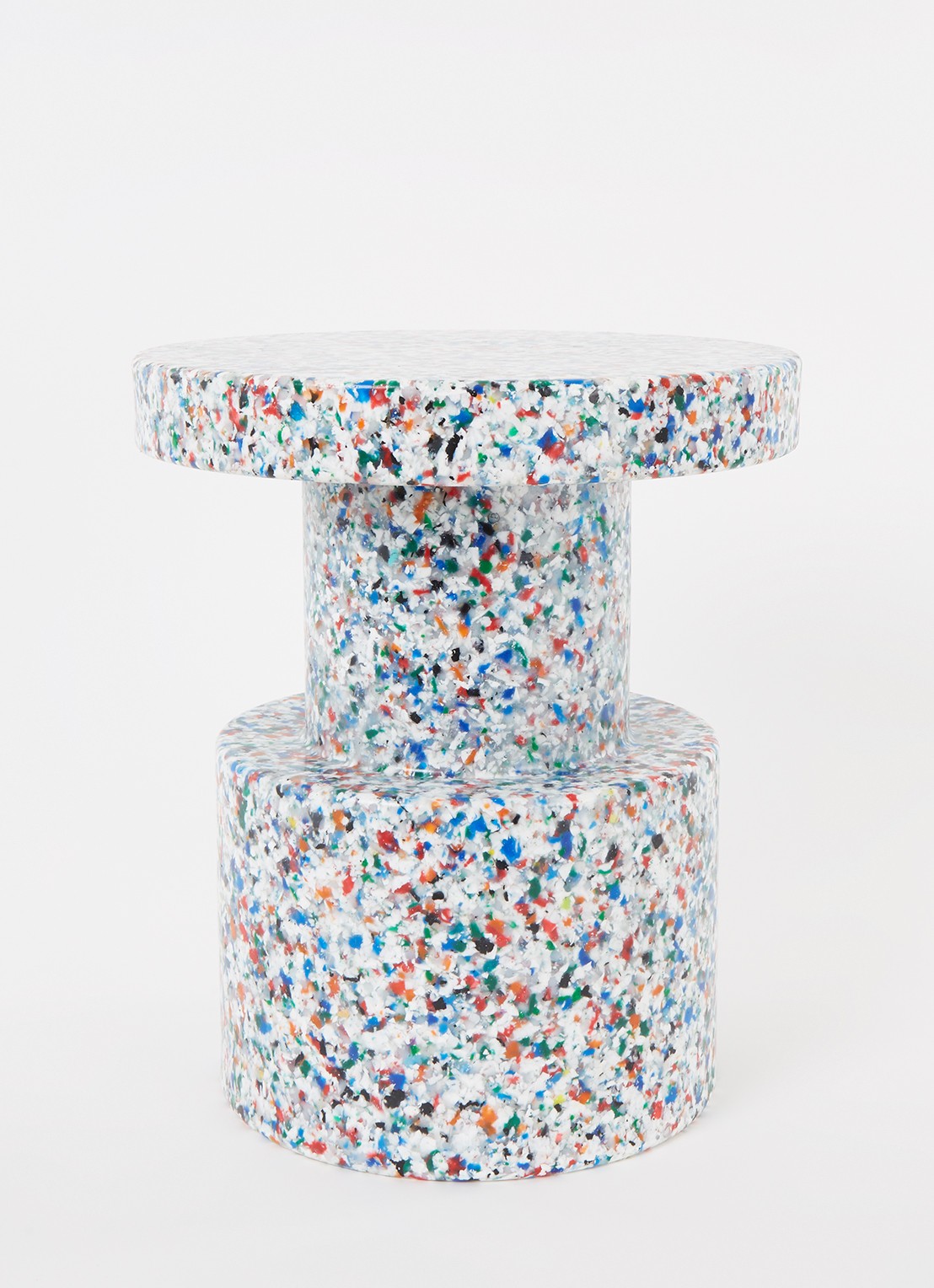 Normann Copenhagen Bit Stool bijzettafel 36 cm - voorkant 3 multicolor