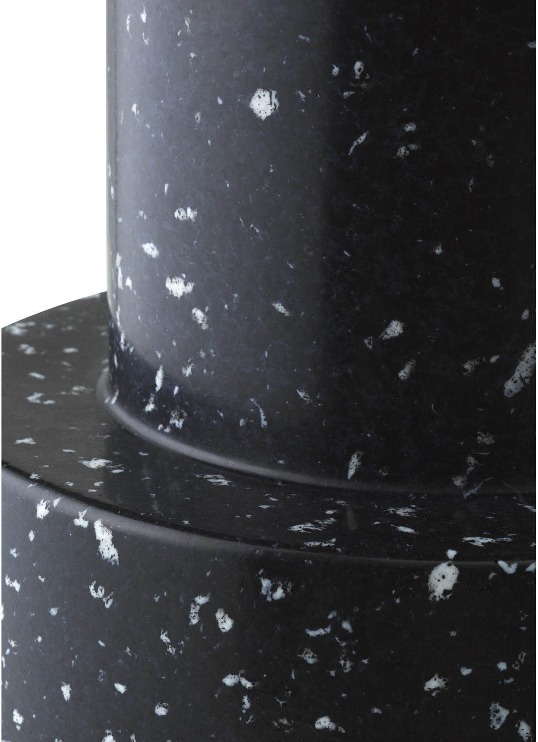 Normann Copenhagen Bit Stool bijzettafel 42 cm - voorkant 2 zwart
