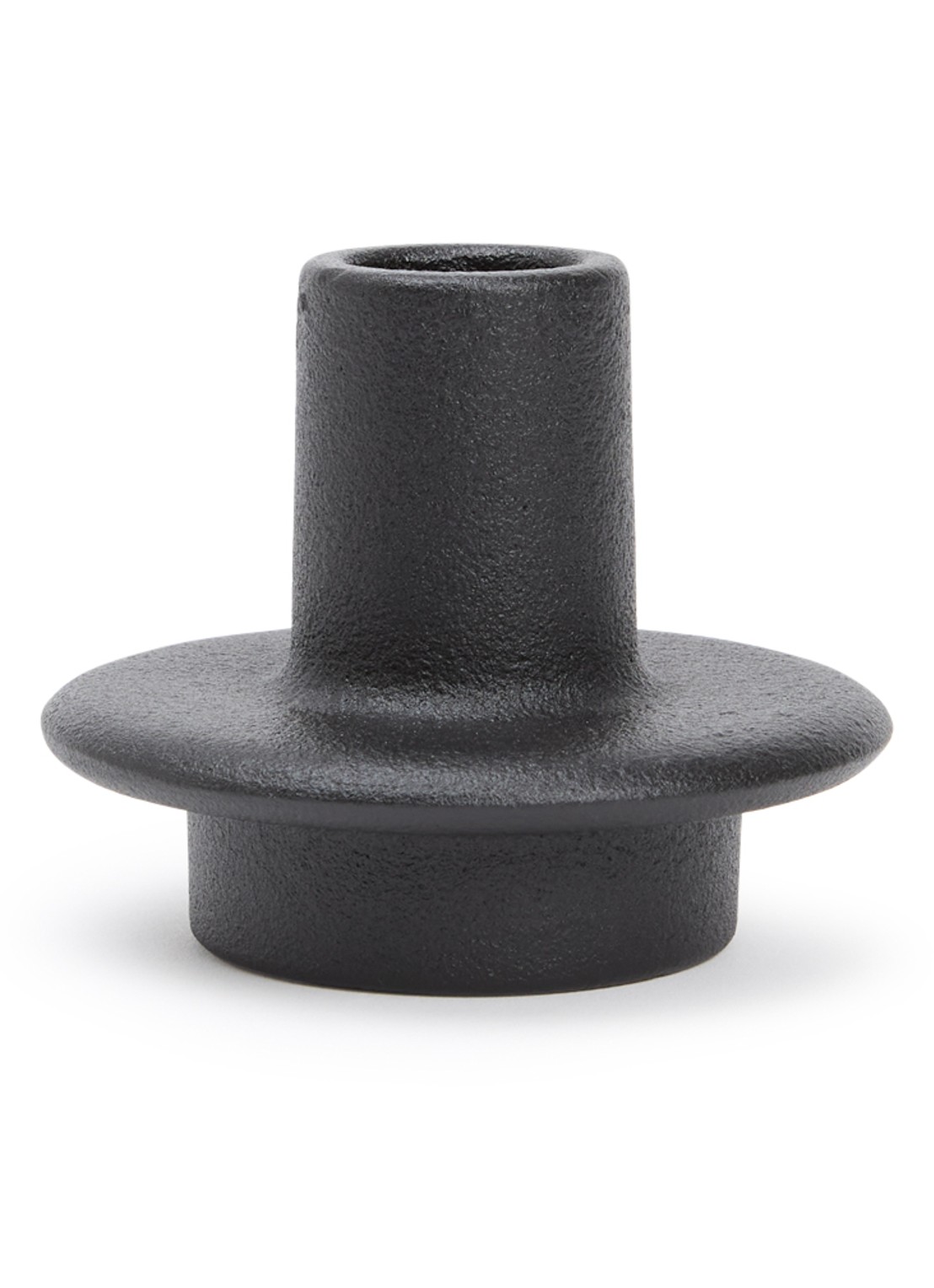 Normann Copenhagen Heima kandelaar 6,5 cm - voorkant zwart
