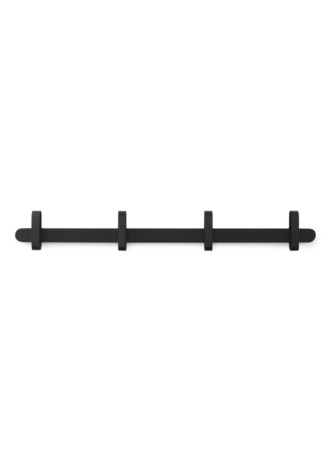 Normann Copenhagen Hoop wandkapstok  - voorkant zwart