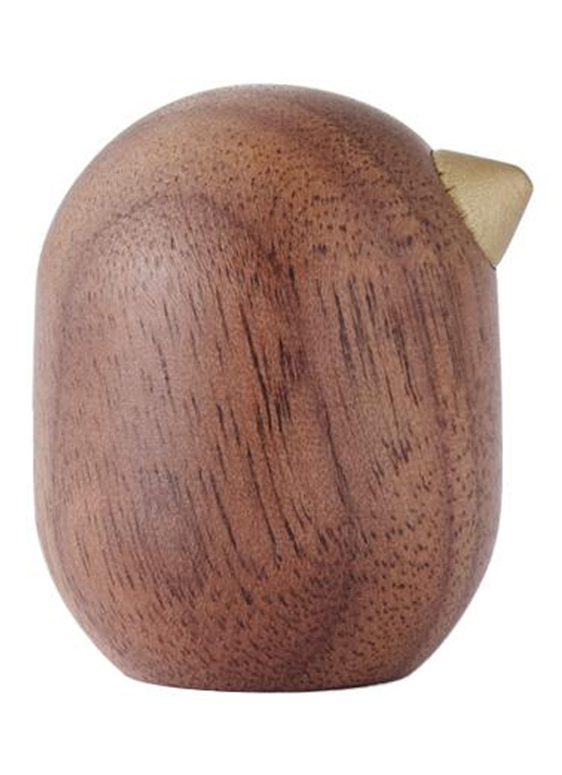 Normann Copenhagen Little Bird ornament 3 cm - voorkant bruin