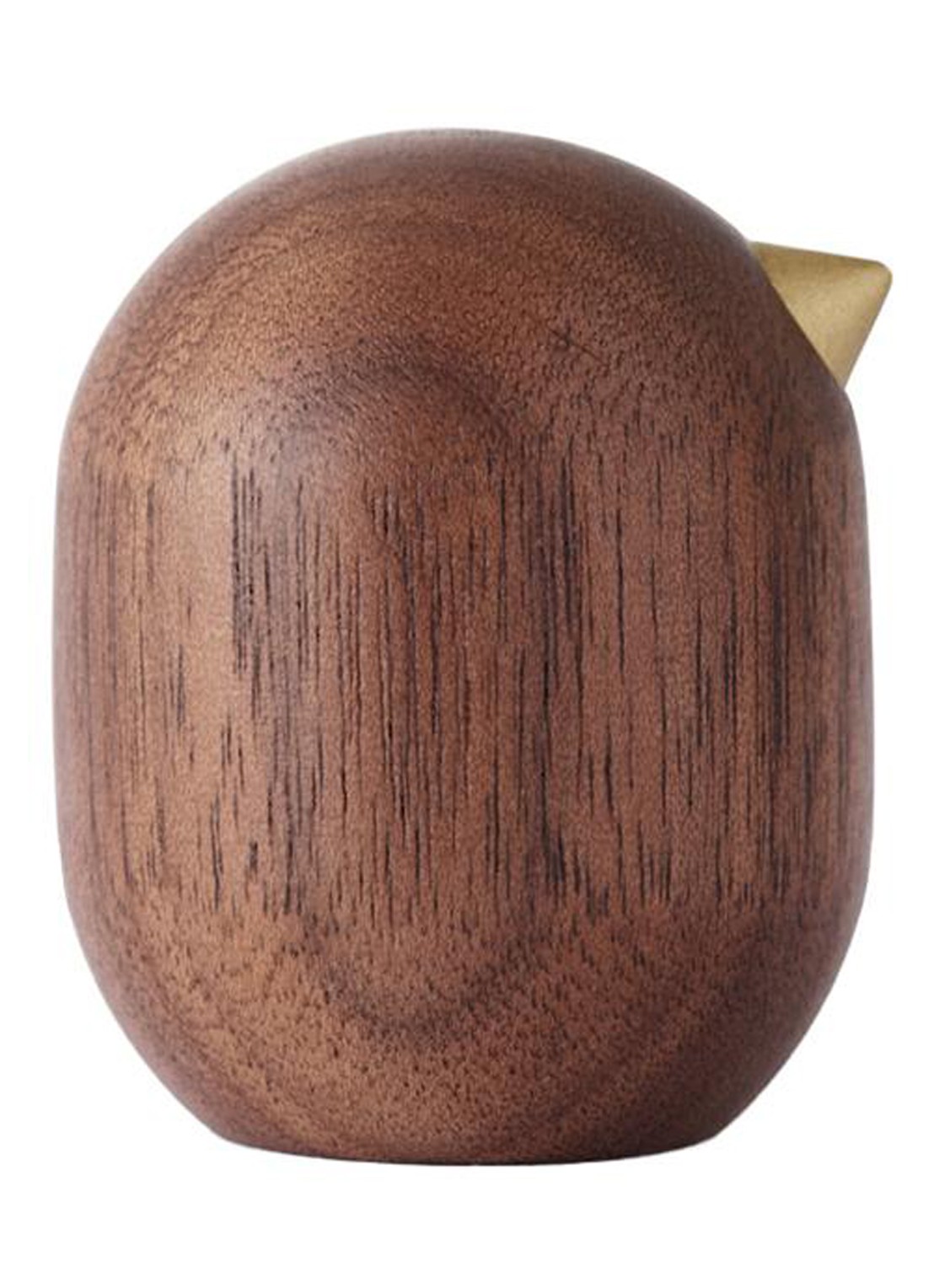Normann Copenhagen Little Bird ornament 4,5 cm - voorkant bruin