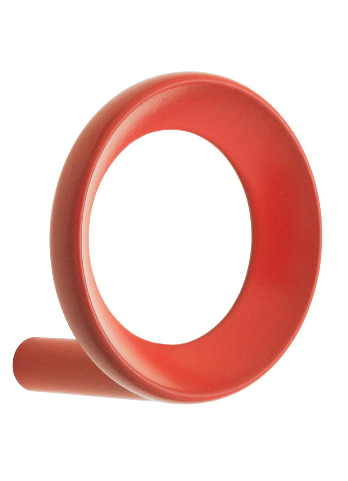 Normann Copenhagen Loop wandhaak 4,4 cm - voorkant rood