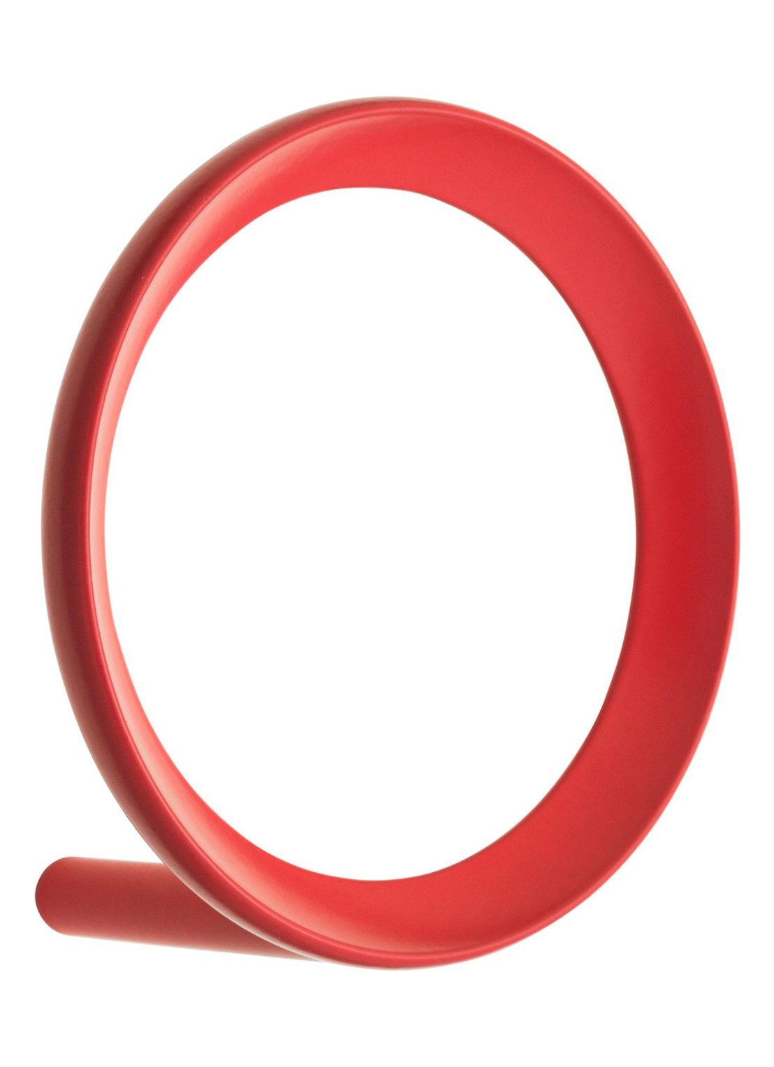 Normann Copenhagen Loop wandhaak 9,4 cm - voorkant rood