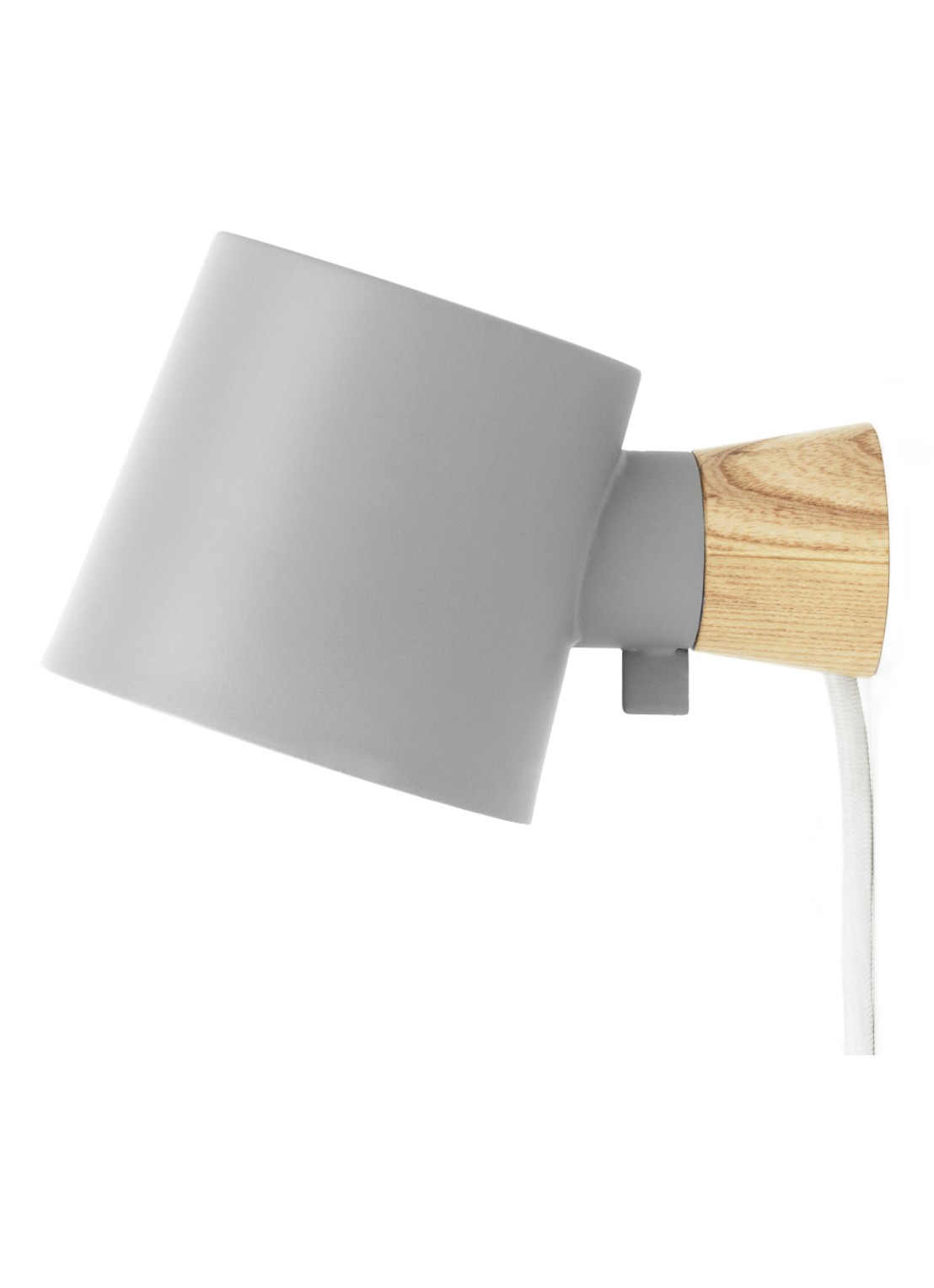 Normann Copenhagen Rise wandlamp - voorkant grijs