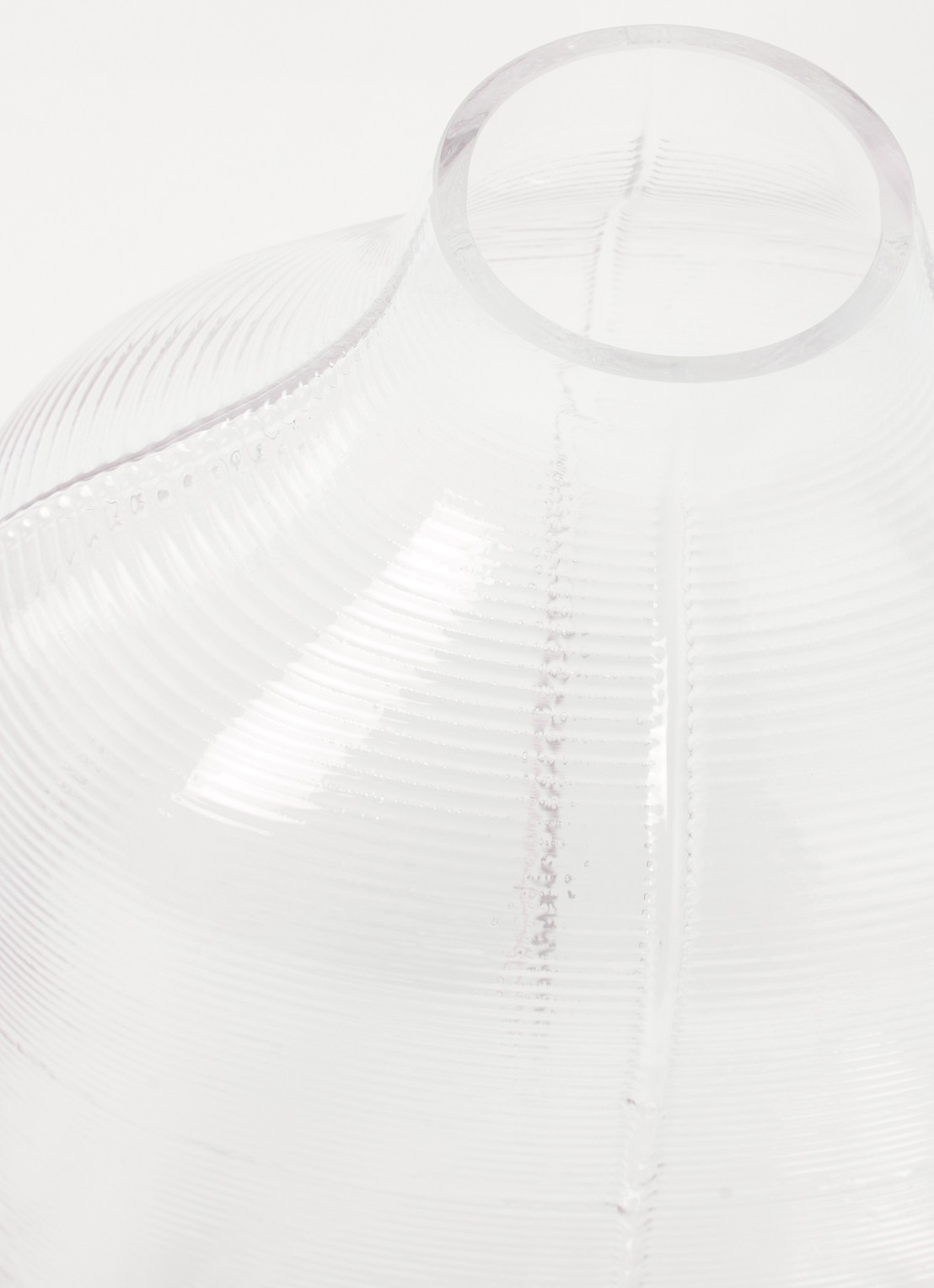 Normann Copenhagen Step vaas 31 cm - voorkant 2 transparant