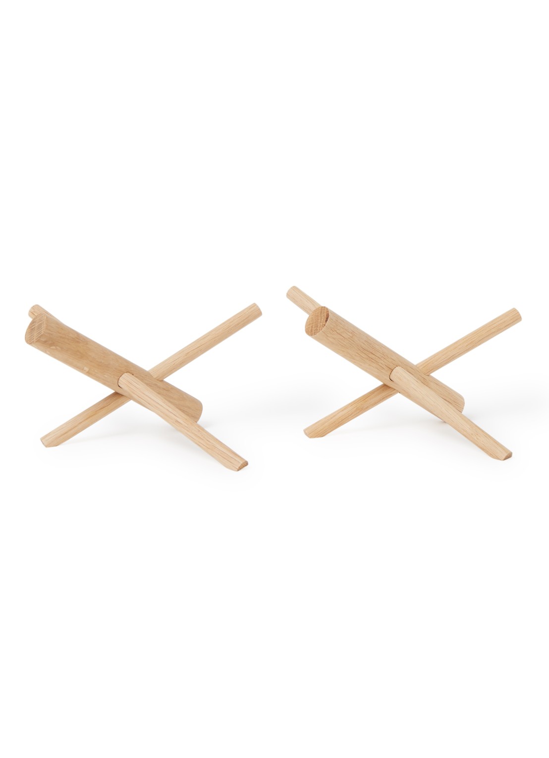 Normann Copenhagen Sticks Hooks kapstokhaak set van 2  - voorkant beige