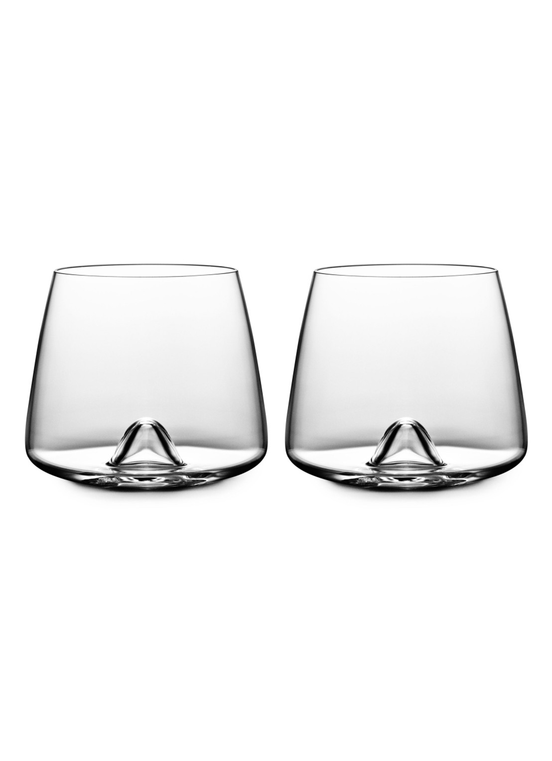 Normann Copenhagen Whisky glas set van 2 - voorkant transparant