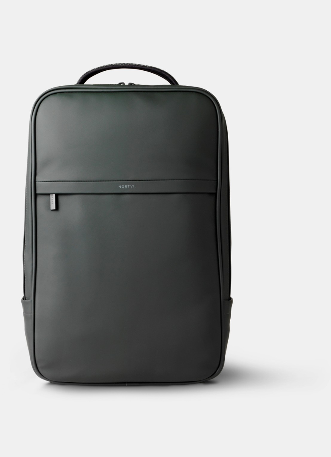 Nortvi Active rugzak met 14 inch laptopvak - voorkant midnight black / zwart