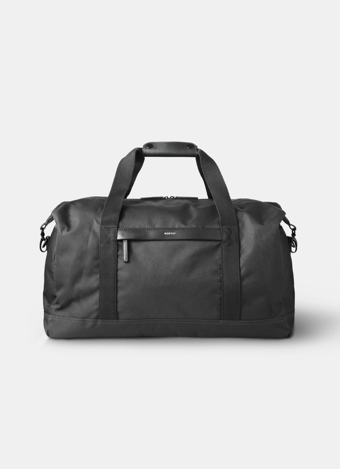 Nortvi Large weekendtas - voorkant midnight black / zwart