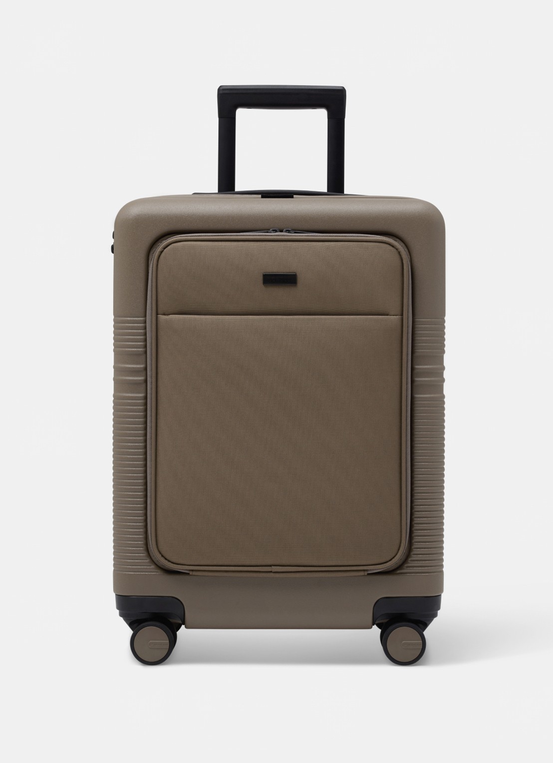 Nortvi Spinner met laptopvak 55 cm - voorkant 2 clay / taupe
