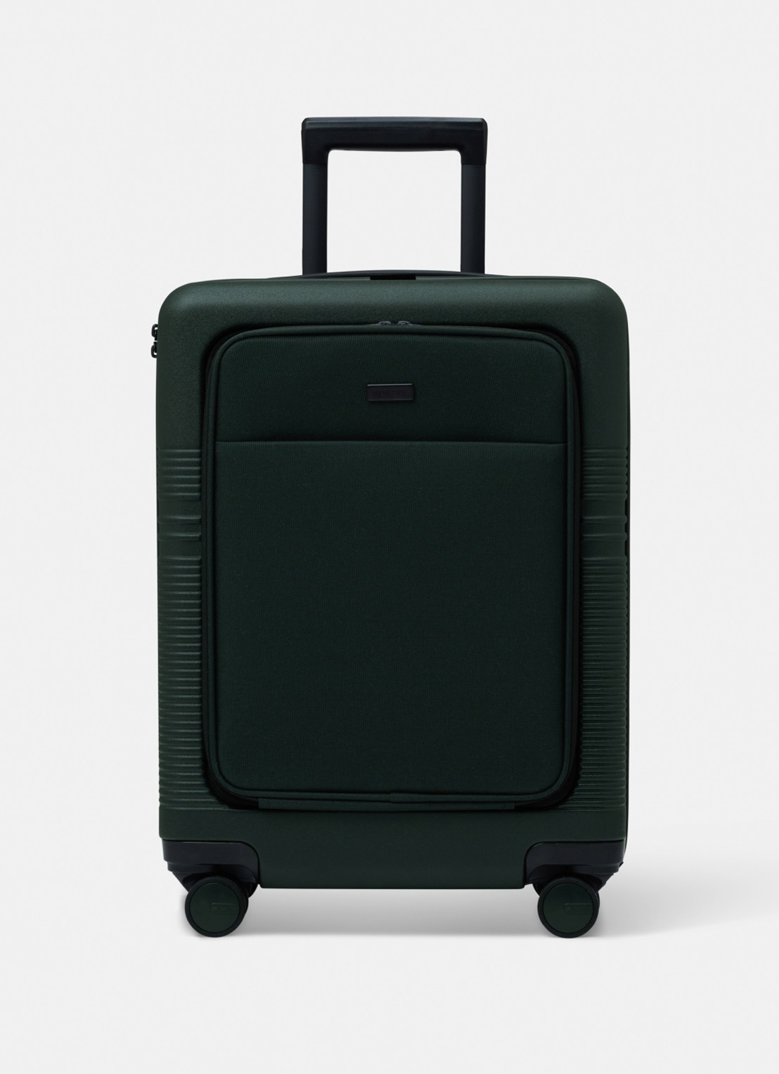 Nortvi Spinner met laptopvak 55 cm - voorkant rainforest green / donkergroen
